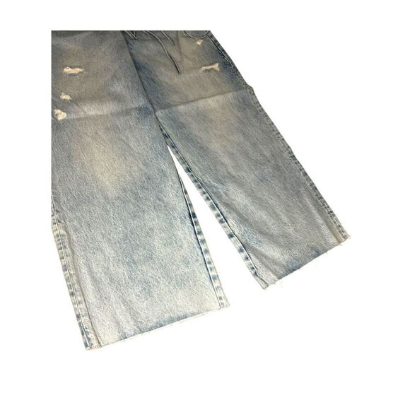 Free People Kinsey High Rise Cropped Wide Leg Denim Jeans Women’s 32 NEW - Picture 6 of 9